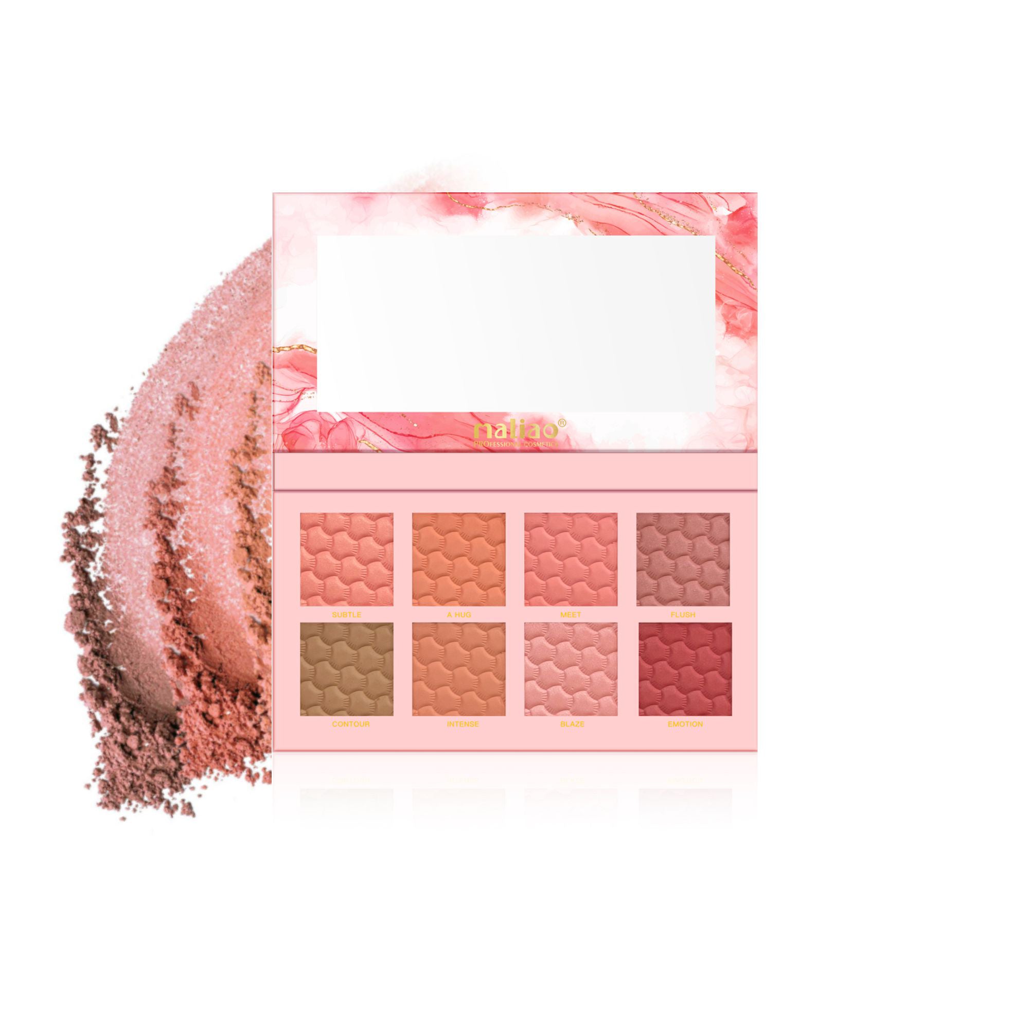 Maliao Cheese 8 Colors Contour & Blush Palette - Sculpt, Define, Glow - Maliao Makeup